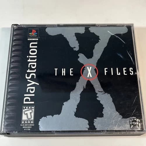The X-Files (Sony PlayStation 1, 1999) PS1 Complete CIB 4 Discs