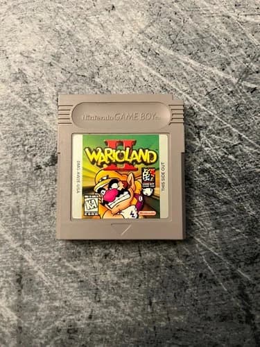 Wario Land II (Nintendo Game Boy, 1998) GB Authentic Cart Only Tested & Works