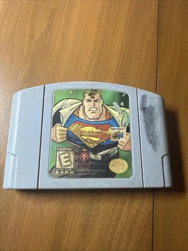 Superman 64 (Nintendo 64, 1999) - N64. Tested, Works Vintage 90s