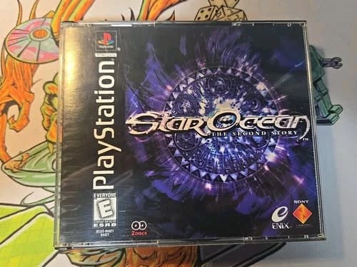 Star Ocean: The Second Story (Sony PlayStation 1, 1999) Complete W. All Inserts.