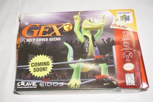Gex 3: Deep Cover Gecko (Nintendo 64 N64) Complete in Box CIB