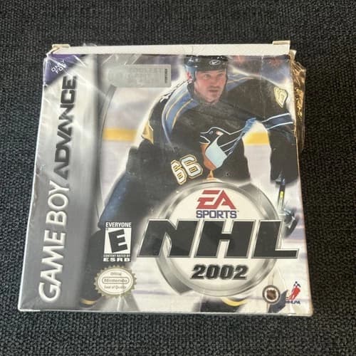 NHL 2002 Nintendo Game Boy Advance Complete Slip Top
