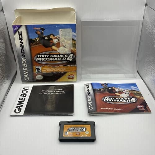 Tony Hawk's Pro Skater 4 Nintendo Game Boy Advance GameBoy GBA Complete
