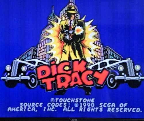 Dick Tracy (Sega Genesis, 1990) Authentic Cartridge Only – Tested & Working