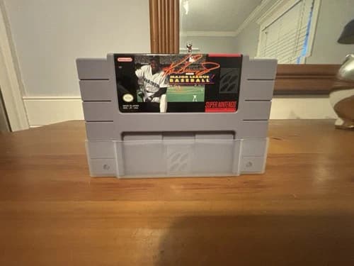 Ken Griffey Jr. Presents Major League Baseball Nintendo SNES 1994 Game