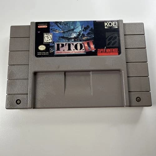 P.T.O. II 2 Pacific Theater of Operations (Super Nintendo) Cartridge Only