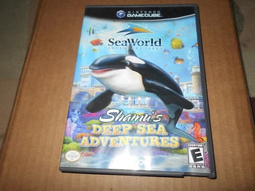 •SEA WORLD ADVENTURE PARK SHAMU'S DEEP SEA ADVENTURES (GAMECUBE 2005) NINTENDO