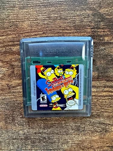 The Simpsons Night of the Living Treehouse of Horror Nintendo Game Boy Color