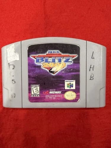 NFL Blitz 2000 Nintendo 64 N64 Sports Game Cartridge Tested Working