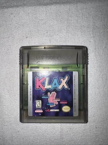 Klax Nintendo Gameboy Authentic Tested
