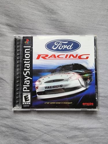 Ford Racing (Sony PlayStation 1 PS1, 2001) Complete w/ Manual TESTED