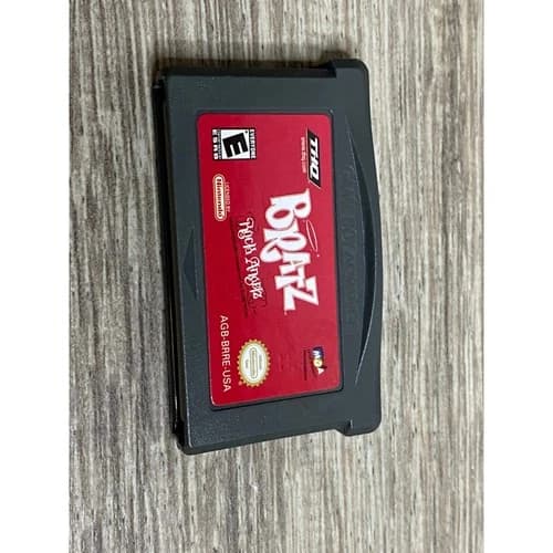 Bratz Rock Angelz Nintendo Game Boy Advance GBA 2005 THQ AGB-BRRE-USA Authentic