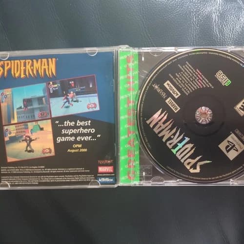 Spider-Man Greatest Hits 2000 Sony PlayStation PS1 CIB