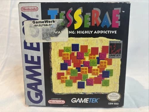 Tesserae (Nintendo Game Boy) Complete in Box
