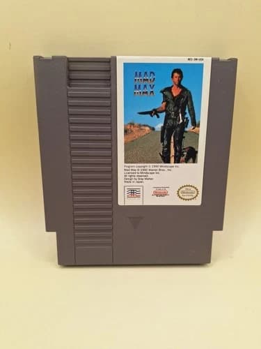 Mad Max Nintendo NES Tested And Working