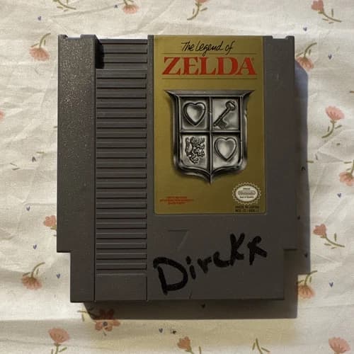 Nintendo The Legend of Zelda NES Game Cartridge Battery Backup 1987