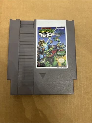 Teenage Mutant Ninja Turtles III: The Manhattan Project NES 1992 Game Only