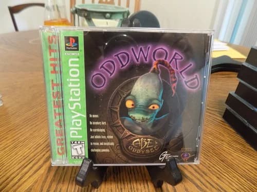 Oddworld: Abe's Oddysee CIB great shape w/registration card PS1 Playstation
