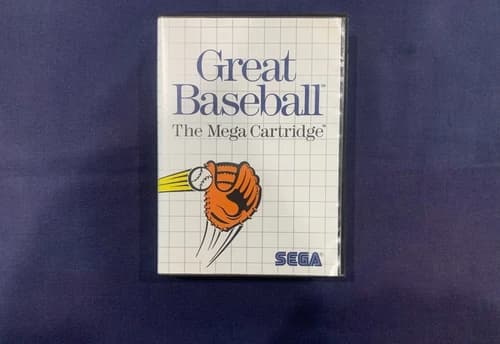 Great Baseball (Sega Master, 1987) COMPLETE CIB, TESTED