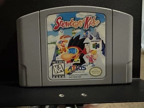 Nintendo 64 N64 Snowboard Kids 1998 Authentic Cartridge
