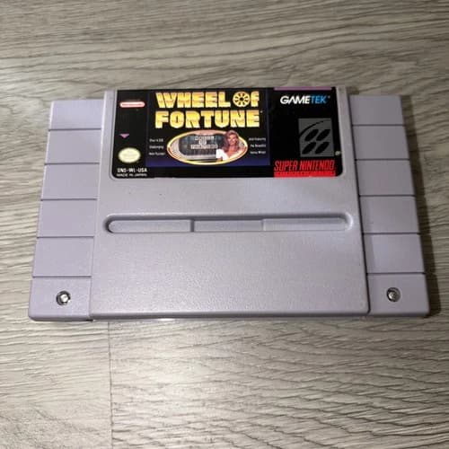 Wheel of Fortune (Super Nintendo Entertainment System, 1992) Cart Only