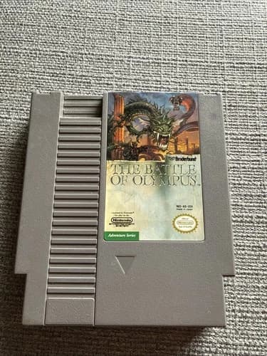 Nintendo NES Battle Of Olympus Tested & Working Authentic 1989 Cartridge Only