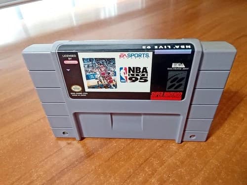 NBA Live 95 (Super Nintendo SNES, 1994) *TESTED*