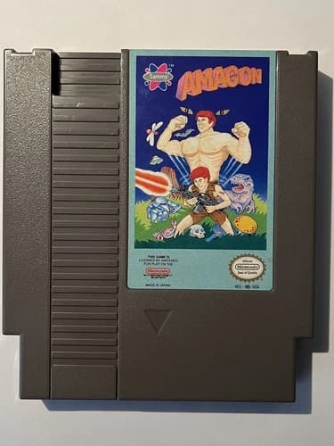 Amagon NES Nintendo Cart Authentic! Great Condition! Tested! NICE!