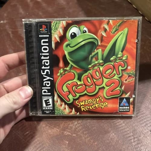 Sony PlayStation 1 Frogger 2 Swampy's Revenge PS1 PSOne Black Label Complete CIB