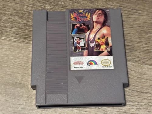 WWF King of the Ring Nintendo Nes Cleaned & Tested Authentic