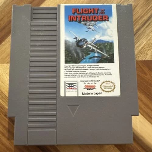 Flight of the Intruder (Nintendo NES, 1991) Authentic Original Tested Cart Only