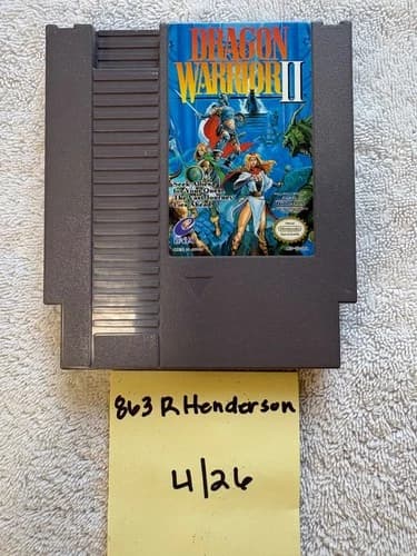 Dragon Warrior 2 NES Cart Game for Nintendo | Cleaned Polished Tested Working