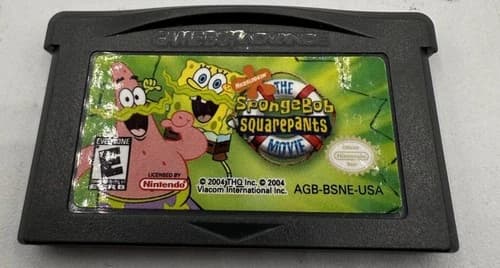 The Spongebob Squarepants Movie GBA Nintendo Gameboy Advance Game Cart ONLY