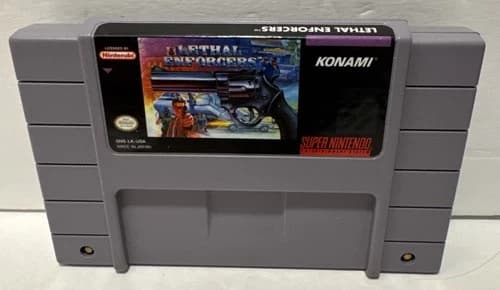 Lethal Enforcers (Super Nintendo Entertainment System SNES, 1994) Tested