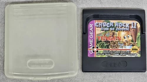 Chuck Rock II 2 Son of Chuck Sega Game Gear