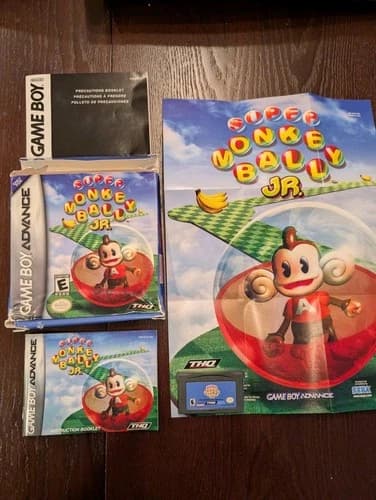 Super Monkey Ball Jr. Game Boy Advance Complete with Box and Manual