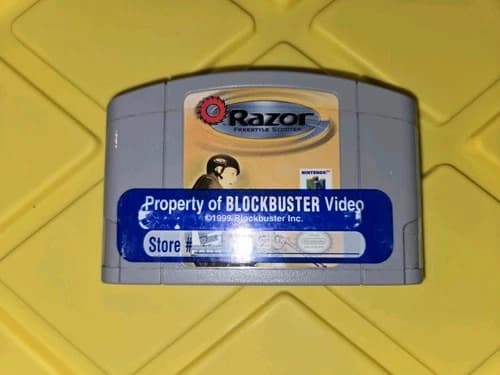 Razor Freestyle Scooter For Nintendo 64 N64 Tested Authentic