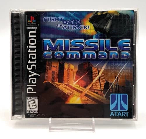 Missile Command (Sony PlayStation 1, 1999) PS1 CIB Complete - Tested & Working!!