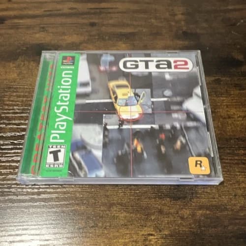 Grand Theft Auto 2 GTA2 PS1 PlayStation 1 CIB w/ Map Tested Working
