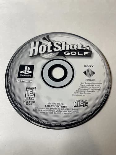 Hot Shots Golf (Sony PlayStation 1, 1998) Disc Only TESTED