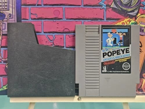 Popeye (NES, 1986) Cleaned & Tested with Sleve