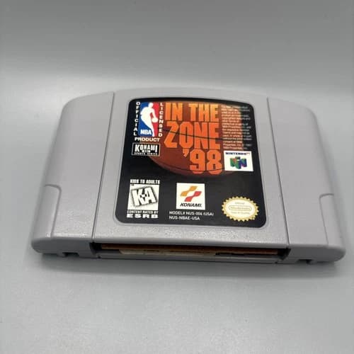 NBA In The Zone ‘98 n64 ~ Cartridge Only ~ Tested ~ Cleaned