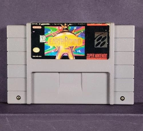 EarthBound Super Nintendo SNES AUTHENTIC - *TESTED & WORKS* - *GOOD BATTERY*