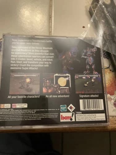 Transformers Beast Wars Transmetals (Sony PlayStation 1 PS1, 2000) CIB