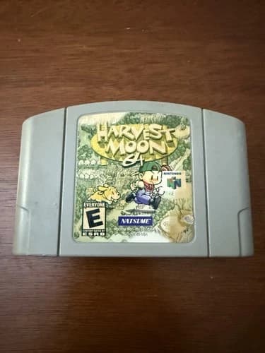 Harvest Moon 64 (Nintendo 64, 1999) Authentic N64 Game - Cartridge Only