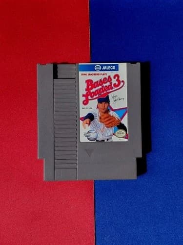 Bases Loaded 3 NES Nintendo Authentic Cartridge Tested Working