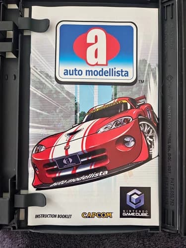 Auto Modellista Nintendo GameCube 2003 CIB Rare