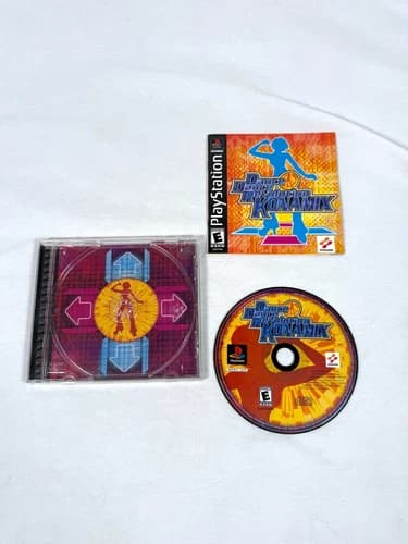 Dance Dance Revolution Konamix (Sony PlayStation 1 PS1, 2002) CIB TESTED