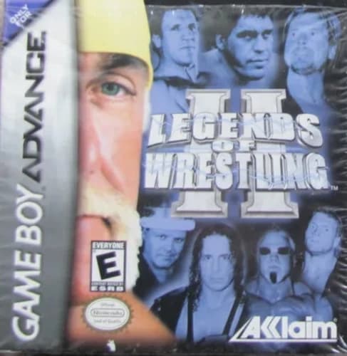 Legends of Wrestling II (Nintendo Game Boy Advance, 2002 GBA)-Complete-very rare