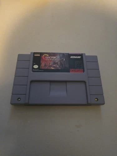 Contra 3 The Alien Wars (Nintendo SNES 1992) Authentic Cartridge Tested & Works